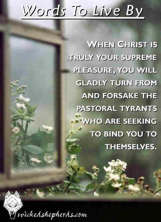 When Christ is truly your supreme pleasure