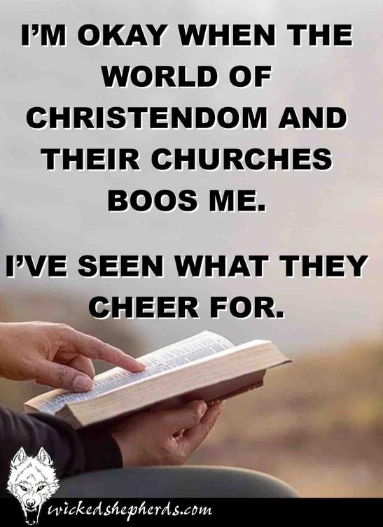 When the church BOOS you