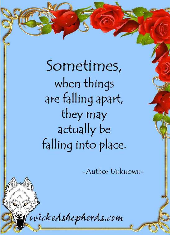 When things fall apart