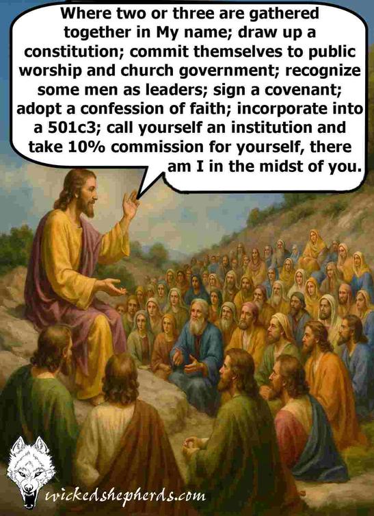 Where two or three are gathered together in My Name