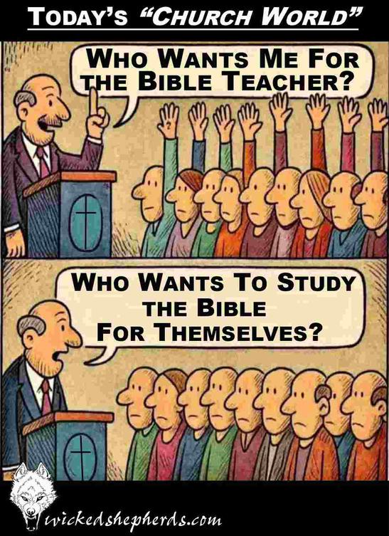 Who wants to study the Bible for themselves