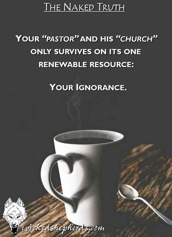 Your pastor and your ignorance